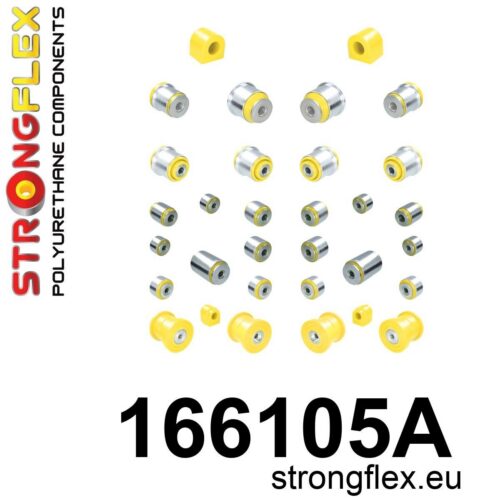 166105A: Full suspension bush kit SPORT