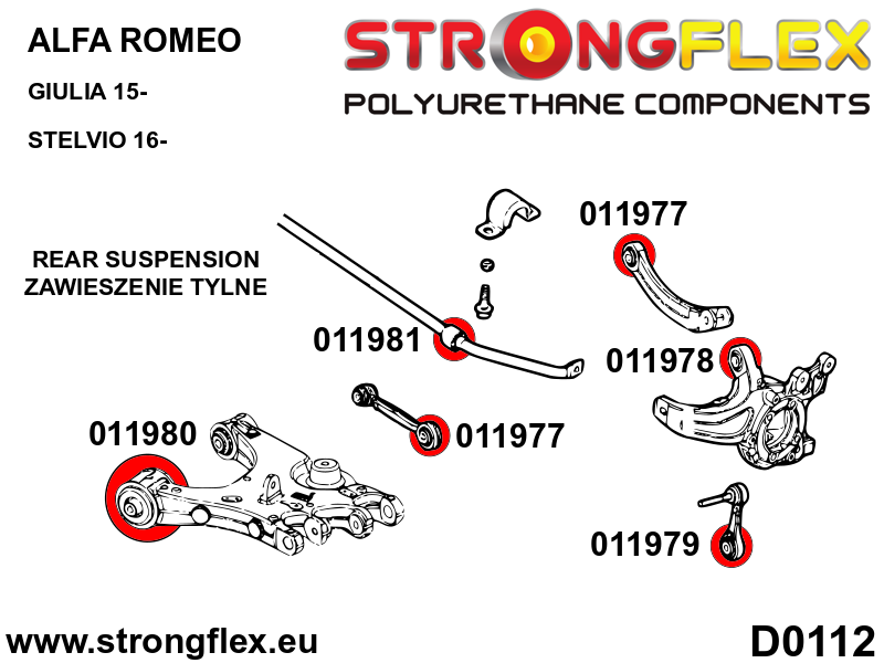Tagumine stabilisaator ühendusvarras puks SPORT - Pilt 2