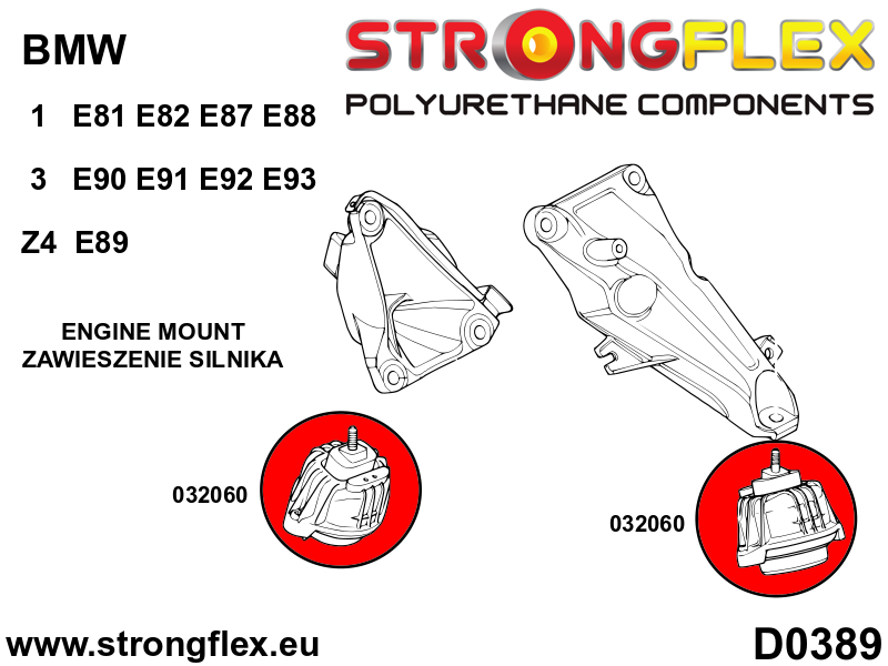 Mootor kinnitus E90 E81 E84 E89 - Pilt 2