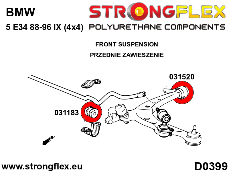 Eesmine õõtshoob tagumine puks xi/xd/ix (4x4) - Pilt 5