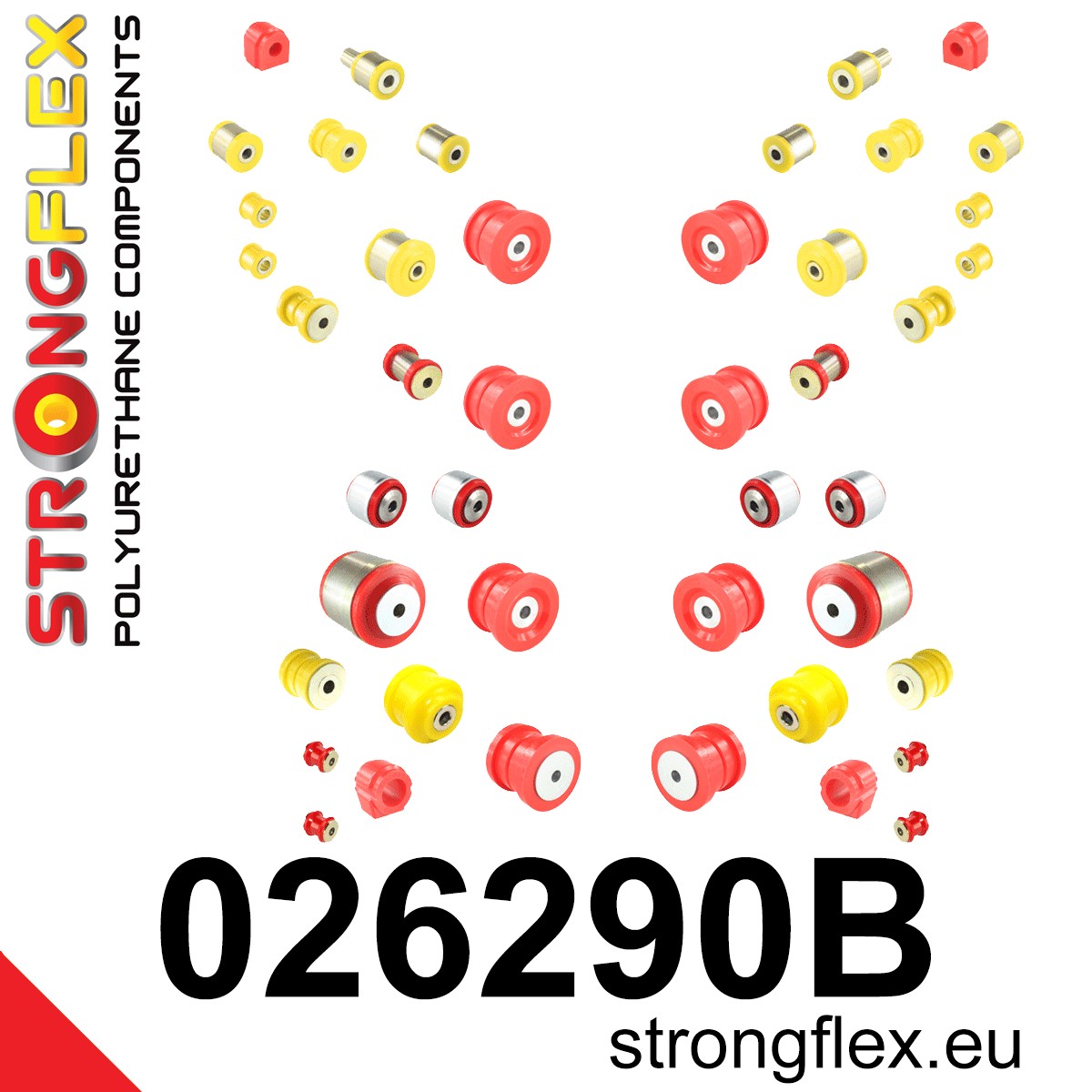 Kogu vedrustuse polüuretaanpukside komplekt