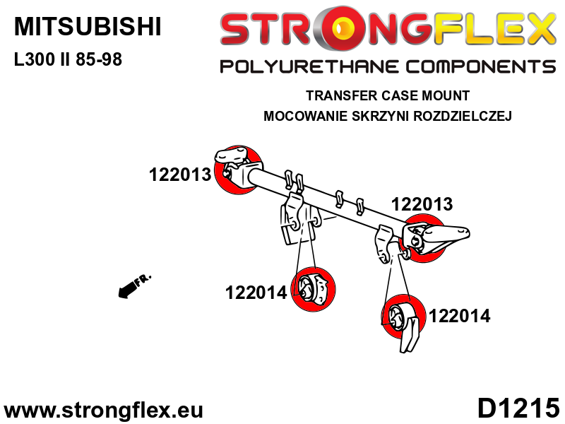 Transfer case kinnituspuks - ülemine - Pilt 2