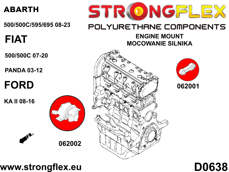 Alumine mootor kinnitus sisend SPORT - Pilt 2