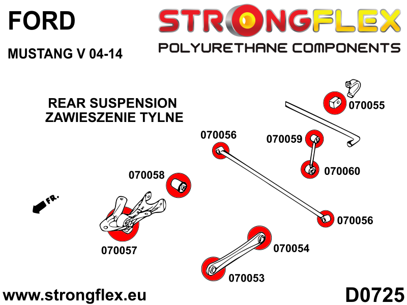 Tagumine stabilisaator ühendusvarras puks SPORT - Pilt 2