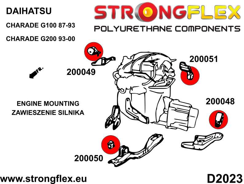Mootor kinnituspuks – vasak SPORT - Pilt 2