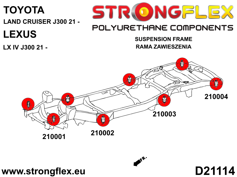 Body to frame mount SPORT - Pilt 2